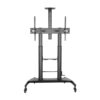 AISENS SOPORTE DE SUELO RUEDAS MANIVELA BANDEJA DVD CÁMARA MONITOR 100KG 60-100